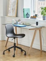 Billede af HAY AAC51 Fuldpolstret kontorstol m/hjul SH: 42-56 cm - Steelcut 190/Aluminium