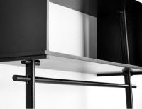 Billede af Woud Tøjbox Garderobe Large L: 112 cm - Black