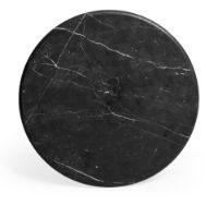 Billede af Wendelbo Floema Small Sofabord Ø: 40 cm - Sort Marmor