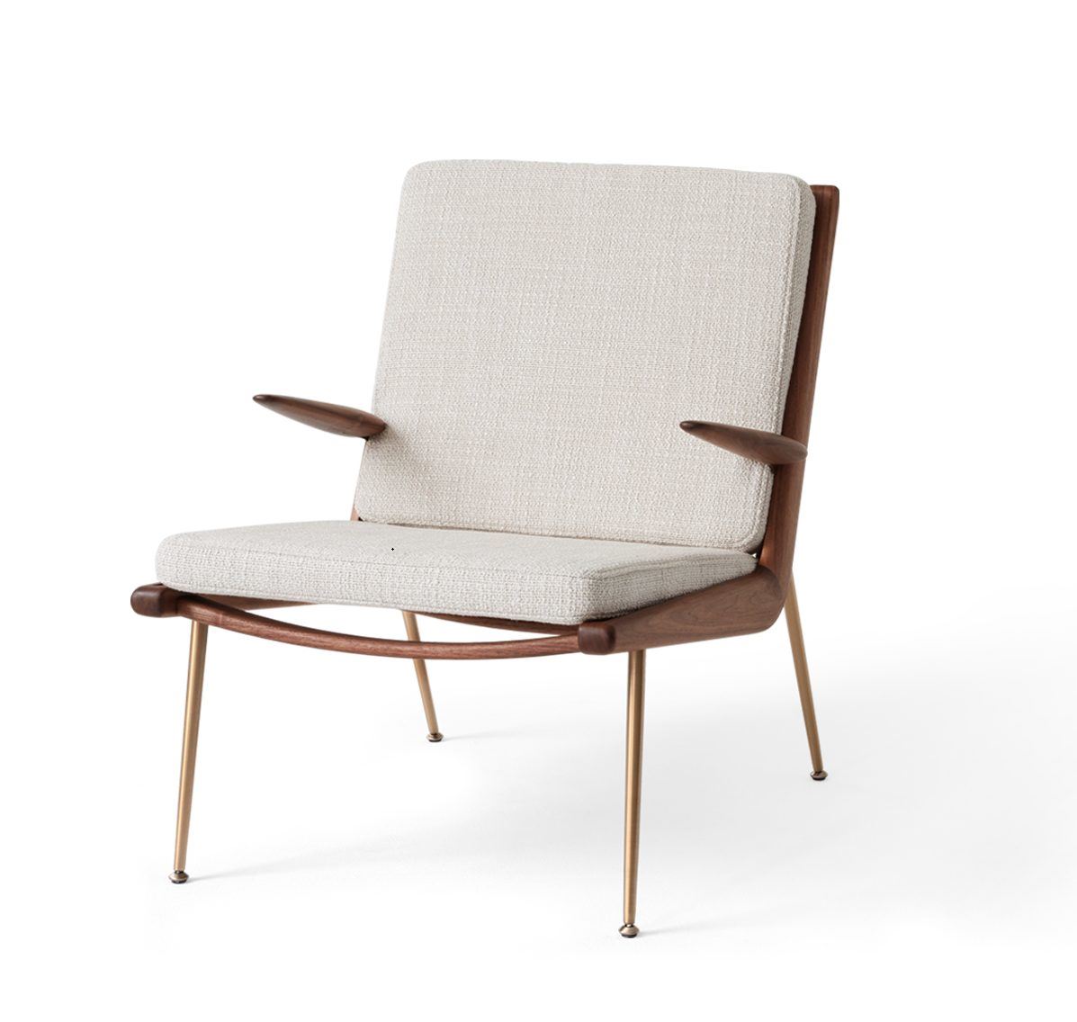 Billede af &Tradition Boomerang HM2 - Oiled Walnut/Loop Cream