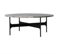 Billede af Wendelbo Floema Large Sofabord Ø: 85 cm - Grå Marmor