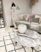 Billede af Wendelbo Floema Large Sofabord Ø: 85 cm - Grå Marmor