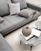 Billede af Wendelbo Floema Large Sofabord Ø: 85 cm - Grå Marmor