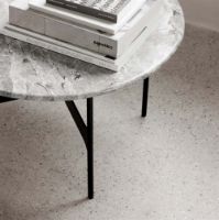 Billede af Wendelbo Floema Large Sofabord Ø: 85 cm - Grå Marmor