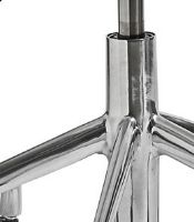 Billede af HAY AAC50 Kontorstol m/hjul SH: 42-56 cm - Dusty Blue/Aluminium