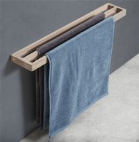 Billede af Andersen Furniture Towel Rack, Double - 73,5x13 cm - Oak Lacquer  