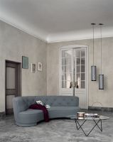 Billede af GUBI Pedrera Coffe Table 106x86x38 cm - Black Semi Matt Base