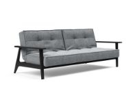 Billede af Innovation Living Splitback Frej Sovesofa L: 232 - Sort Eg/Twist Granite