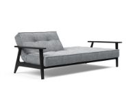 Billede af Innovation Living Splitback Frej Sovesofa L: 232 - Sort Eg/Twist Granite