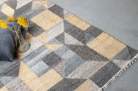 Billede af HC Tæpper MIGO Håndvævet Kelim Tæppe 160x230 - Midnight Mix