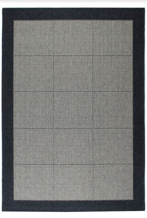 Billede af HC Tæpper Casablanca Fladvævet Tæppe 160x240 cm - Mørkgrå