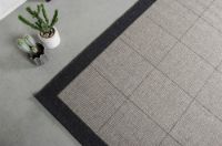 Billede af HC Tæpper Casablanca Fladvævet Tæppe 80x150 cm - Mørkegrå