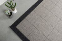 Billede af HC Tæpper Casablanca Fladvævet Tæppe 50x80 cm - Mørkegrå