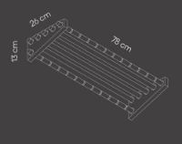 Billede af We Do Wood Moodrack Hattehylde 78 cm - Eg