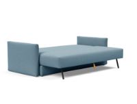 Billede af Innovation Living Tripi Sovesofa 103x60x220 cm - Mat sort/Mixed Dance, Light Blue