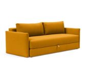 Billede af Innovation Living Tripi Sovesofa L: 227 cm - Mat Sort/Elegance Burned Curry
