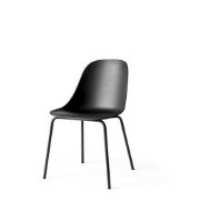 Billede af Audo Copenhagen Harbour Side Dining Chair SH: 45 cm - Black Shell / Black Steel Base