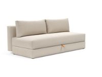 Billede af Innovation Living Osvald Sovesofa L: 200 cm - Mat Sort/Blida Sand Grey