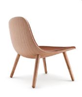 Billede af Eva Solo Abalone Lounge Chair SH: 40 cm - Olieret Eg/Cognac Læder