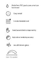 Billede af Tala Knuckle Table Lamp with Sphere IV Bulb EU H: 28 cm - Oak/Brass   OUTLET