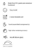 Billede af Tala Knuckle Table Lamp with Sphere IV Bulb EU H: 28 cm - Walnut/Brass  OUTLET