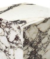 Billede af Audo Copenhagen Plinth Tall H: 51 cm - Rose Calacatta Viola Marble  