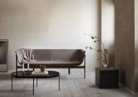 Billede af Audo Copenhagen Plinth Cubic H: 40 cm - Brown/Grey Kendzo Marble