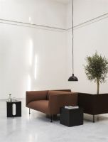 Billede af Audo Copenhagen Plinth Cubic H: 40 cm - Black Nero Marquina Marble