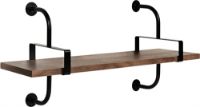 Billede af GUBI Démon Shelf, 2 Brackets, 95, 1 shelf American Walnut Semi Matt Lacquered)