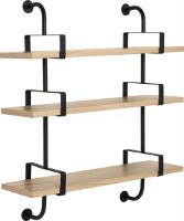 Billede af GUBI Démon 3 hylder m. 2 beslag L: 95cm - Oak