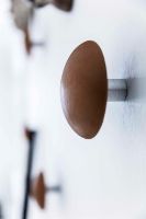 Billede af Bent Hansen B1 Button Up Knage Ø: 10 cm - Læder Sort