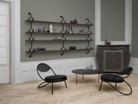 Billede af GUBI Démon 4 hylder m. 3 beslag L: 215cm - Walnut