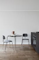 Billede af Montana KEVI 2011 Rundt Cafébord Ø: 90 cm - Sort/Krom