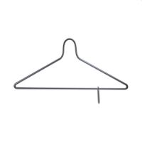 Billede af LindDNA Hanger Steel L: 45 cm - Black / Leather Cord Black  OUTLET