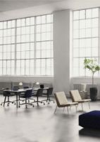 Billede af &Tradition Patch HW2 Extendable Table 240x100 cm - Smoked Oiled Oak w. Griogo Londra 0718 Fenix Nano Laminate & Brass