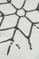 Billede af House Doctor Servietter Snow Flake 20x20 cm - Hvid/Sort OUTLET