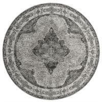 Billede af Nordal Venus Woven Rug Ø: 240 cm - Dusty Grey