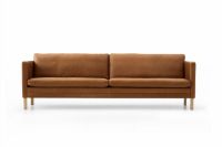 Billede af Mogens Hansen MH2614 3 pers. sofa L: 210 cm - Frej 15 Læder/Olieret Egetræ