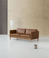 Billede af Mogens Hansen MH2614 3 pers. sofa L: 210 cm - Frej 15 Læder/Olieret Egetræ