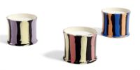 Billede af HAY Stripe Scented Candle Ø: 8,5 cm - Mint Leaf OUTLET
