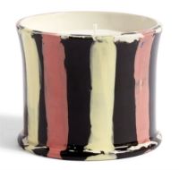 Billede af HAY Stripe Scented Candle Ø: 8,5 cm - Orange Leaf OUTLET