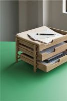 Billede af Hübsch Note Brevbakke 38x24 cm - Egetræ/Natur