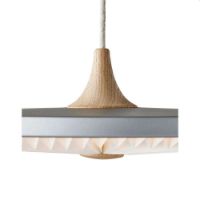 Billede af Le Klint Soleil Pendel S Silver Cloud Ø: 35 cm - Light Oak