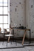 Billede af Bent Hansen Hemingway Skrivebord H: 73,5 cm - Eg/Blå