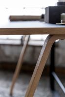 Billede af Bent Hansen Hemingway Skrivebord H: 73,5 cm - Eg/Sort