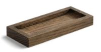 Billede af The Oak Men Notice Shelf Small B: 16,5 cm - Dark Oak OUTLET