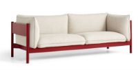 Billede af HAY Arbour 3 Seater B: 220 cm - Hallingdal 220 / Wine Red Waterbased Lacquered Solid Beech