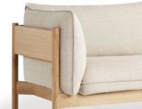 Billede af HAY Arbour 3 Seater B: 220 cm - Hallingdal 220 / Oiled Waxed Solid Oak