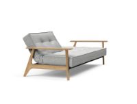 Billede af Innovation Living Splitback Frej Sovesofa L: 232 cm - Eg/Micro Check Grey