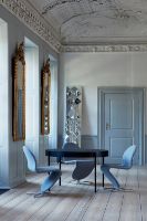 Billede af Verpan System 1-2-3 Dining Chair Standard SH: 47 cm - Noise 742/Butterfly Aluminium